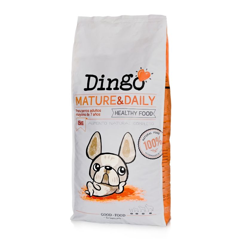 dingo pienso natural perros senior