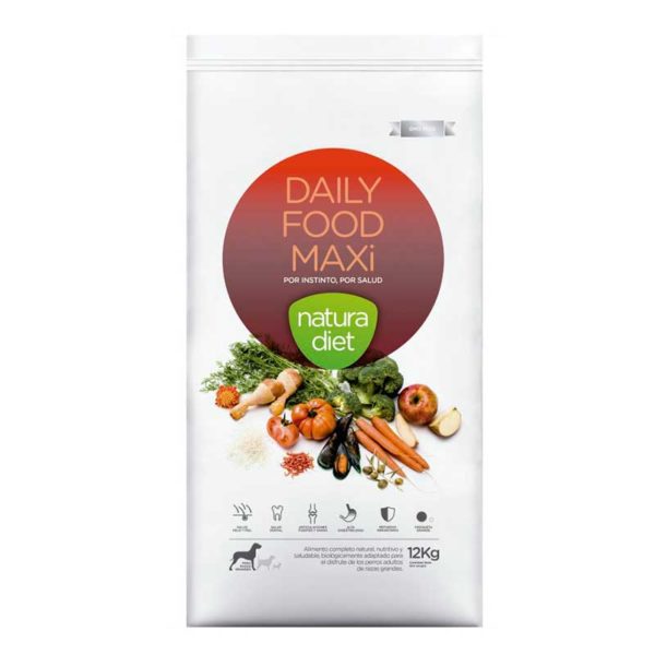 natura diet daily food maxi pienso natural perros razas grandes