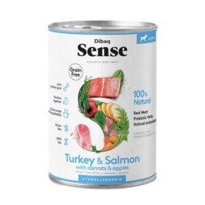 dibaq sense puppy lata salmon y pavo