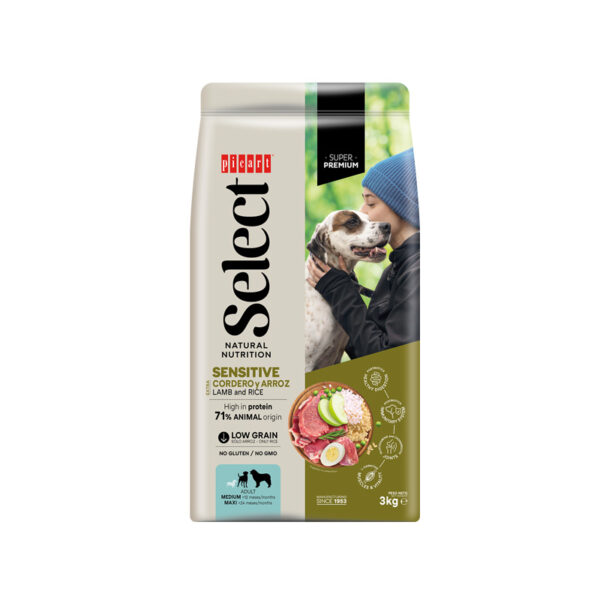 PICART-SELECT-ADULT-MEDIUM-SENSITIVE-WITH-EXTRA-LAMB-AND-RICE-3KG